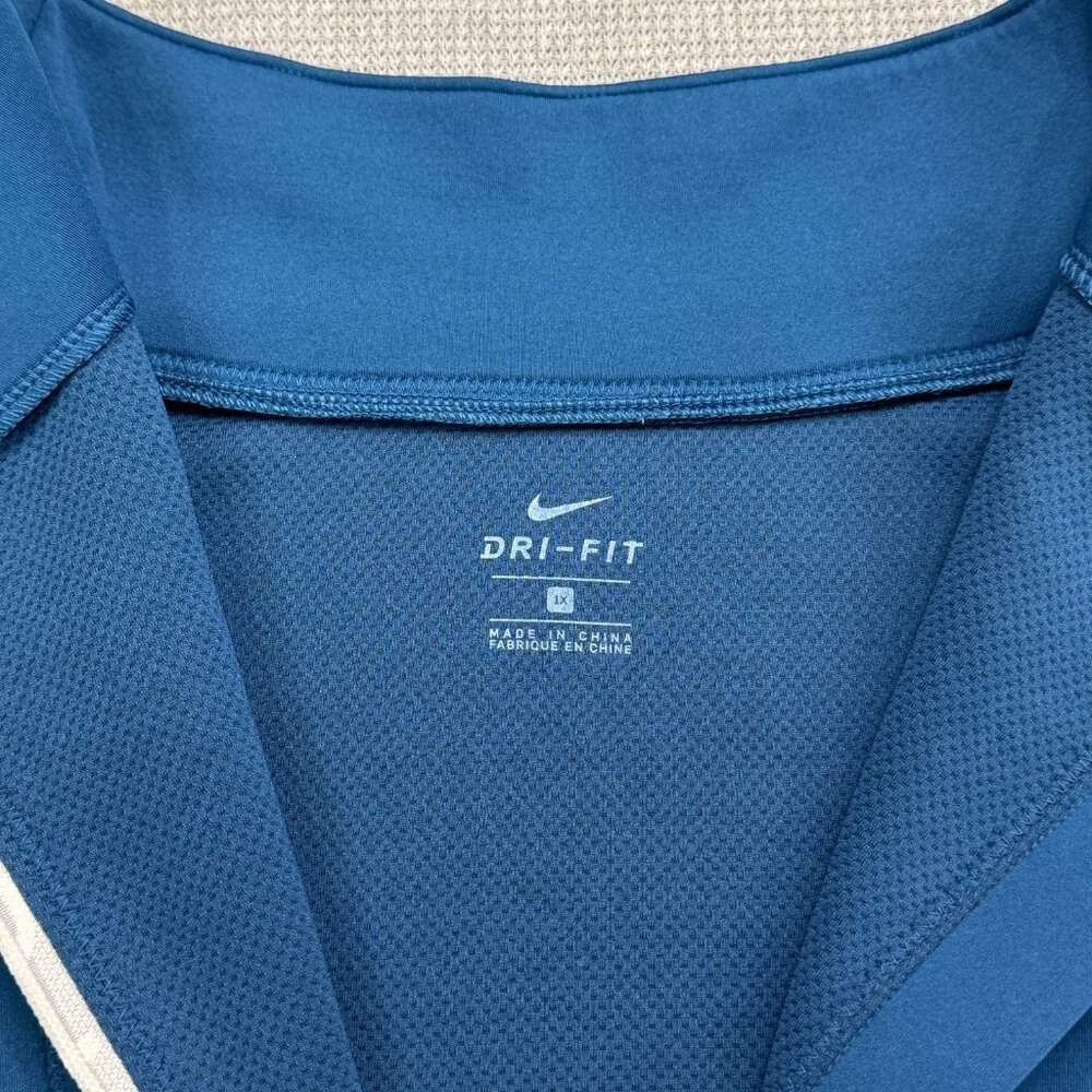 Nike Pro Womens 1X Colorblock Get Fit Icon Clash Half-Zip Training Sweatshirt - Picture 8 of 15